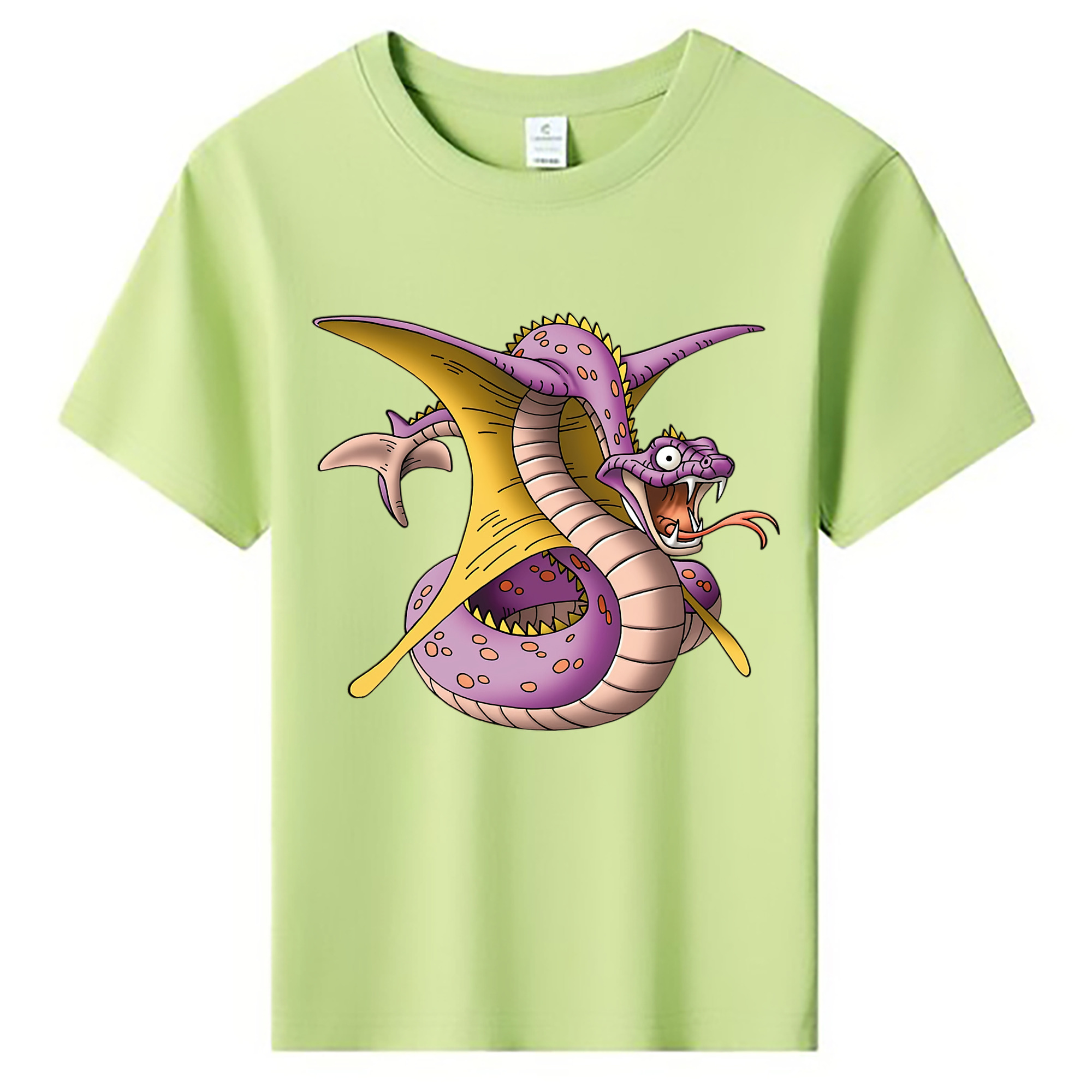 （画像用） ドラゴンクエスト Doragon Kuesuto Dragon Quest 綿100％キッズTシャツ（フロントプリント）